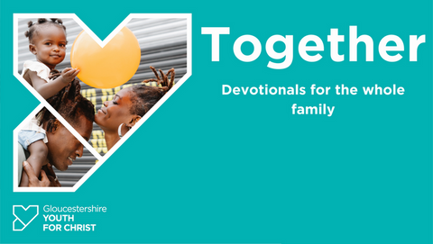 Together Family Bible Devotional Banner. 